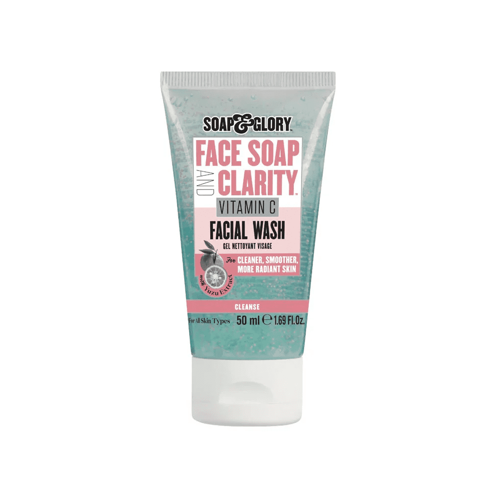 Soap & Glory Face Soap Clarity 3in1 Daily Vitamin C Facial Wash 50ml