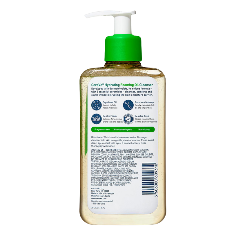 CeraVe-Hydrating Foaming Oil Cleanser 473ml