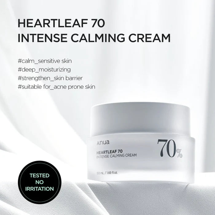 Anua-Heartleaf 70% Intense Calming Cream 50ml