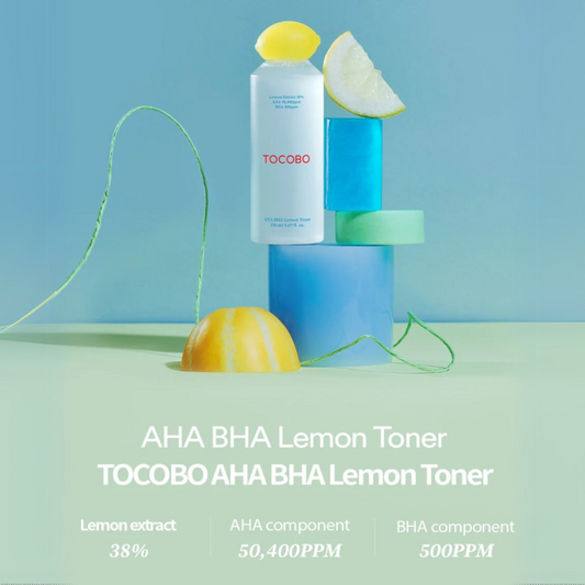 Tocobo-AHA + BHA Lemon Toner 150ml